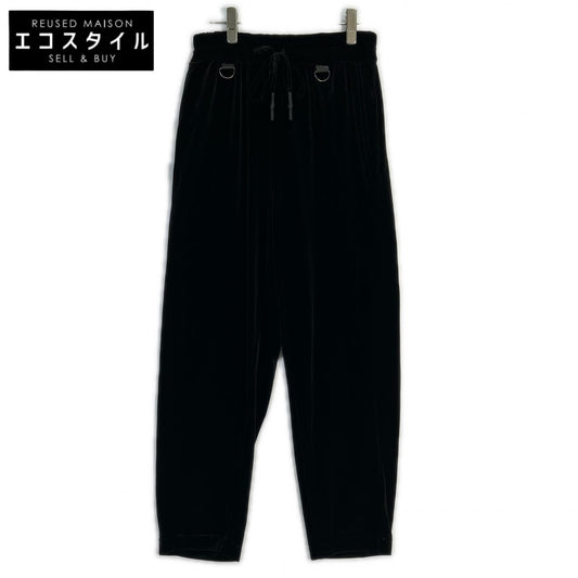 FranCisT MOR.K.S. フランシストモークス MC2823 ﾌﾞﾗｯｸ Stretch Velor Easy Trousours ﾊﾟﾝﾂ ボトムス 2