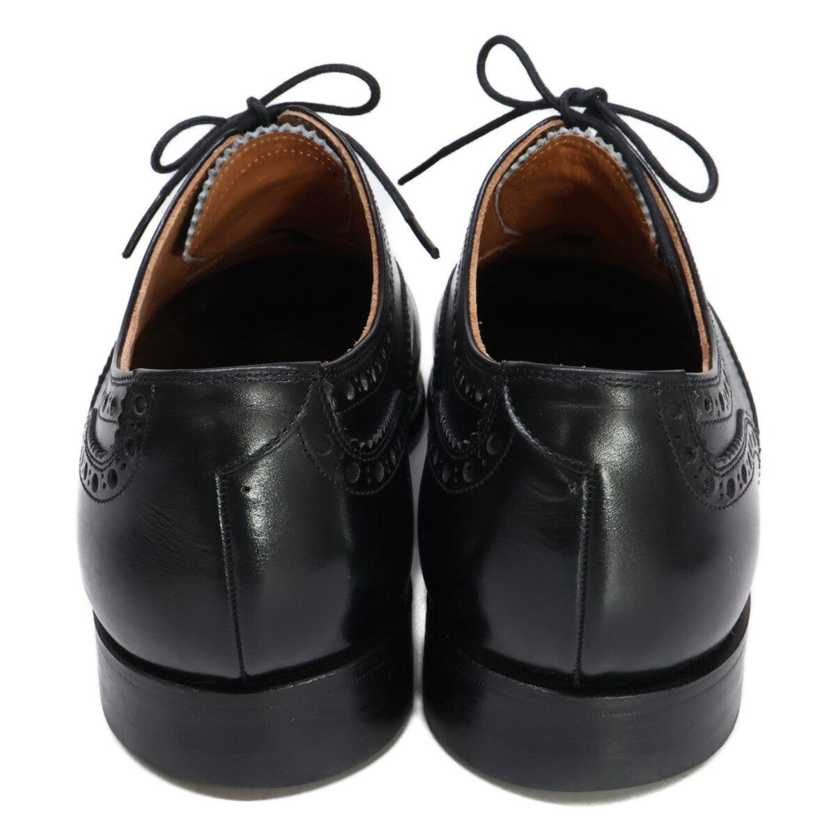 SCOTCH GRAIN 思高俊 【美品】T0010 百货限定款 阿诺奈小牛皮 半布洛克鞋 男鞋