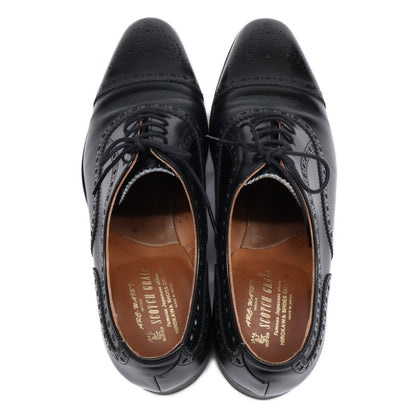 SCOTCH GRAIN 思高俊 【美品】T0010 百货限定款 阿诺奈小牛皮 半布洛克鞋 男鞋