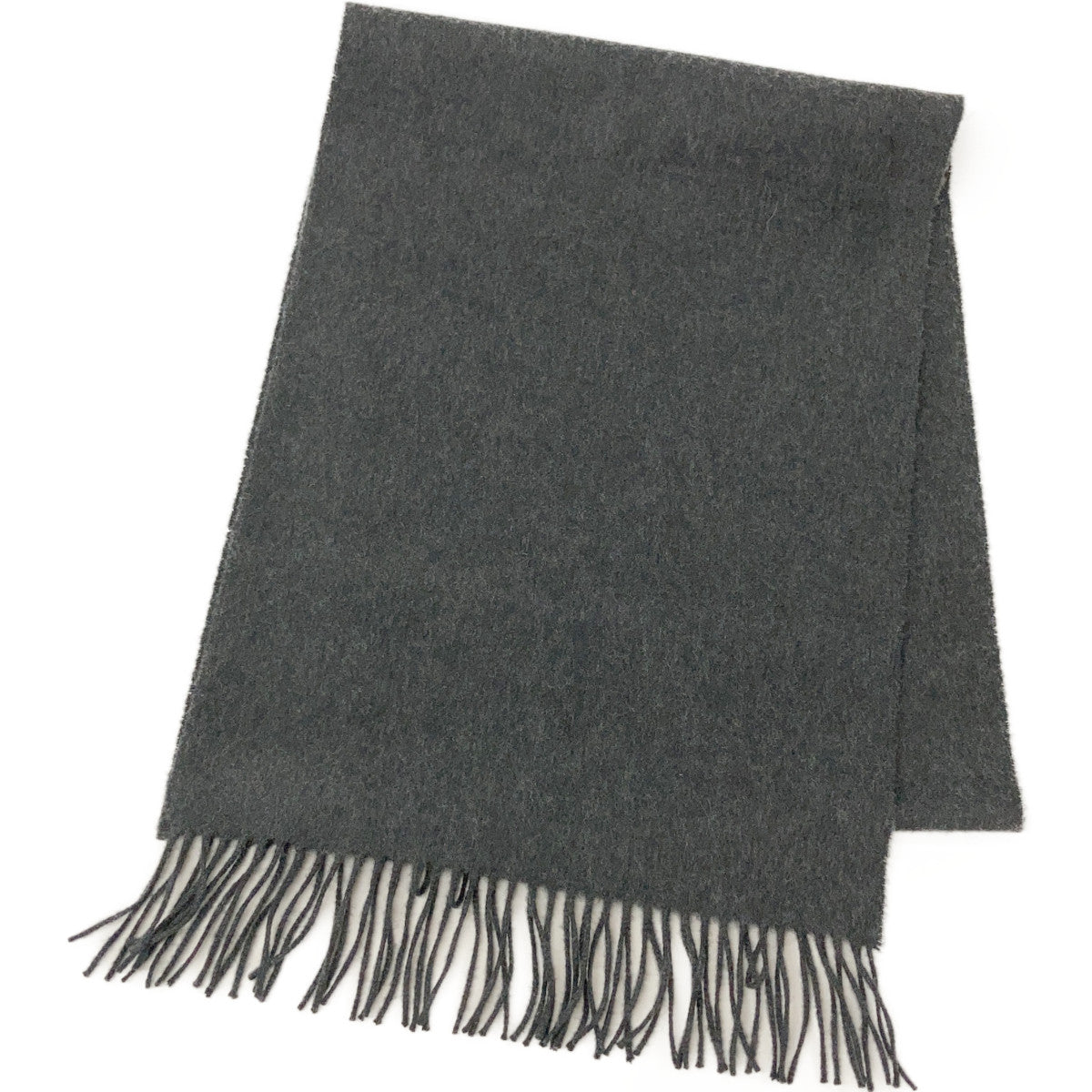 Like New 100% Cashmere Fringed Scarf for Men