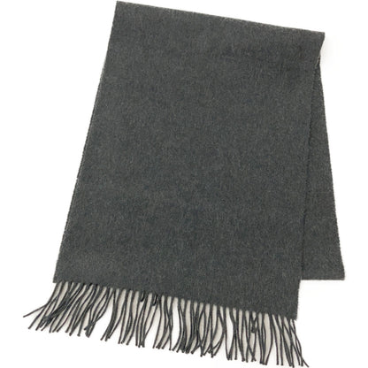 Like New 100% Cashmere Fringed Scarf for Men