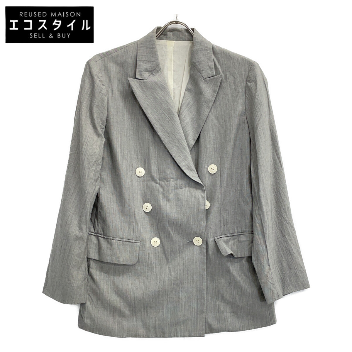 BACCA Gray Hairline Double Jacket