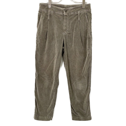BRUNELLO CUCINELLI MA096P5273 Gray Velour-Touch Pants Bottoms