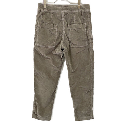 BRUNELLO CUCINELLI MA096P5273 Gray Velour-Touch Pants Bottoms
