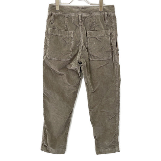 BRUNELLO CUCINELLI MA096P5273 Gray Velour-Touch Pants Bottoms