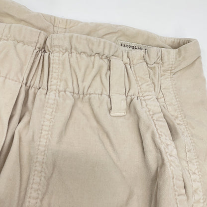 BRUNELLO CUCINELLI 布鲁奈罗·库奇内利 ML477P5373 米色 宽松版长裤 下装