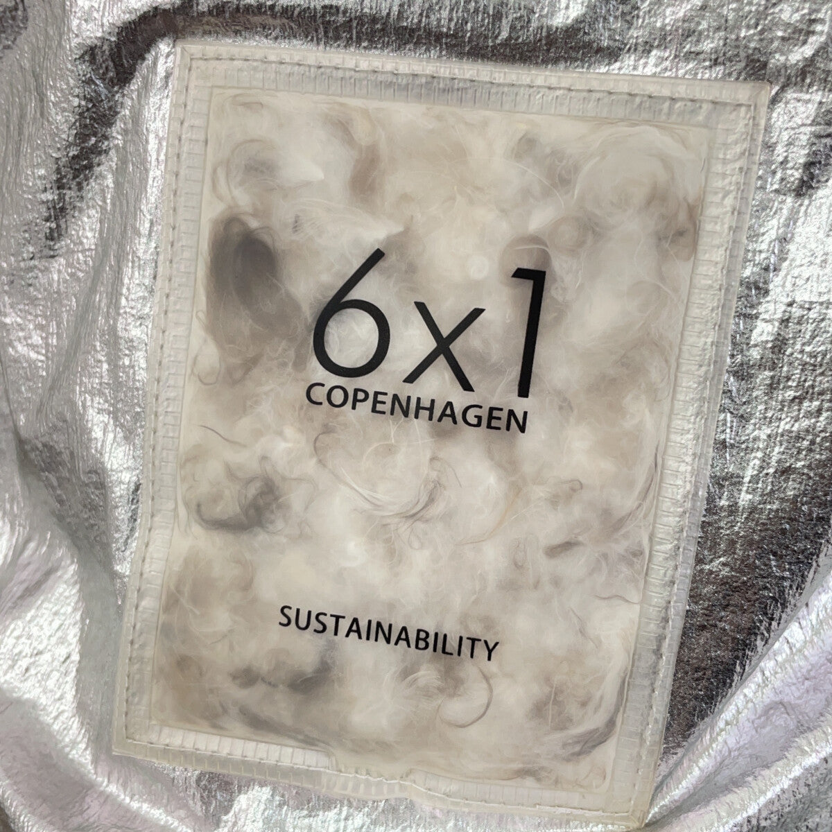 6x1 COPENHAGEN S06-06-015 Beige Aluminum Processed 2-Way Down Shirt Jacket