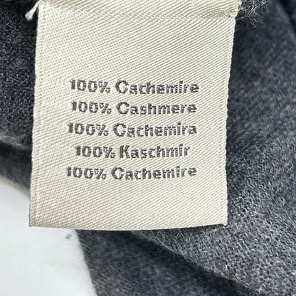 HERMES 爱马仕 炭灰色 100%羊绒 高领毛衣 上衣