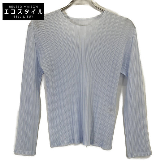 PLEATS PLEASE プリーツプリーズ PP11-FK341 ライトブルー 長袖カットソー トップス