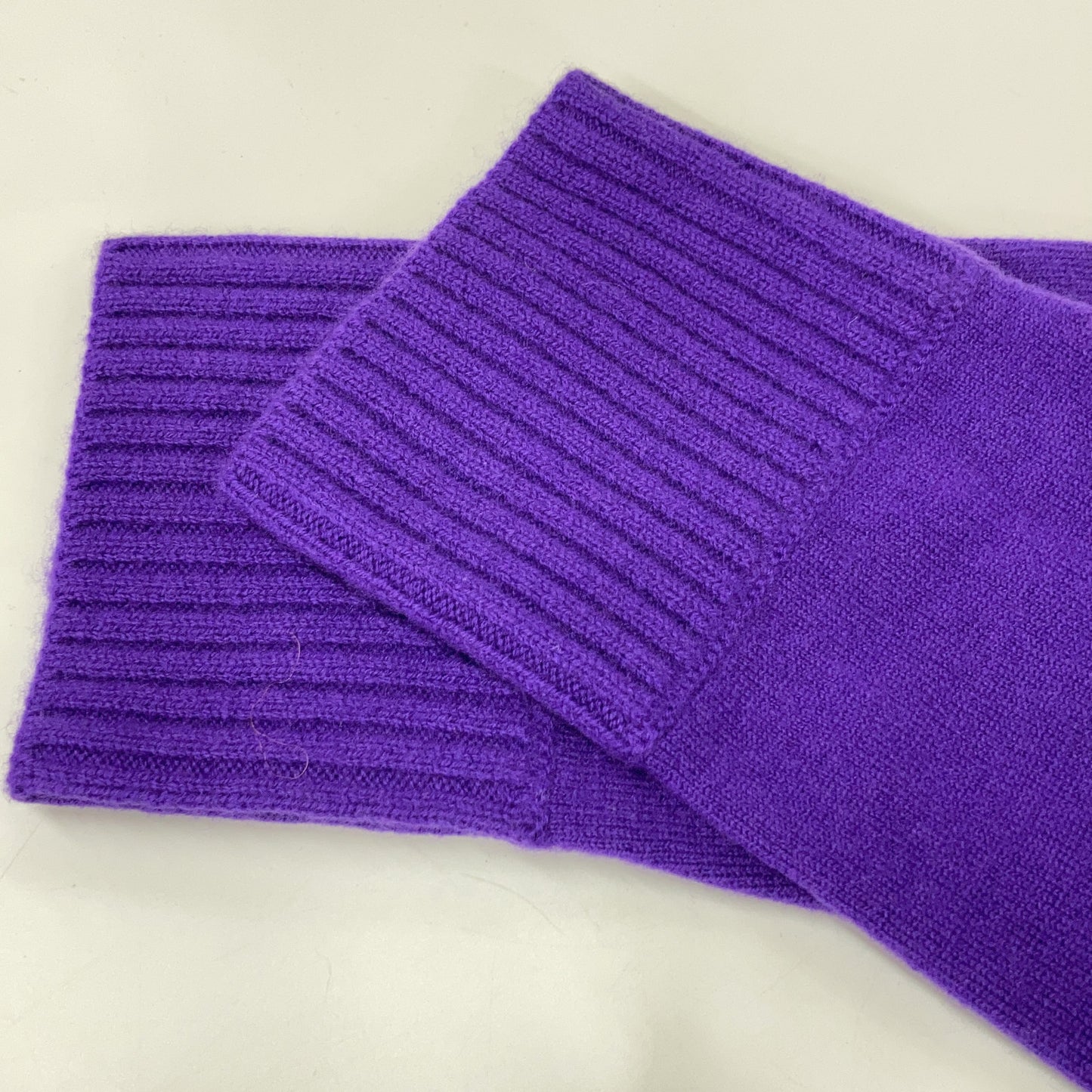 22AW Purple 032243320100 Wool Knit Flare Dress 36 Women's