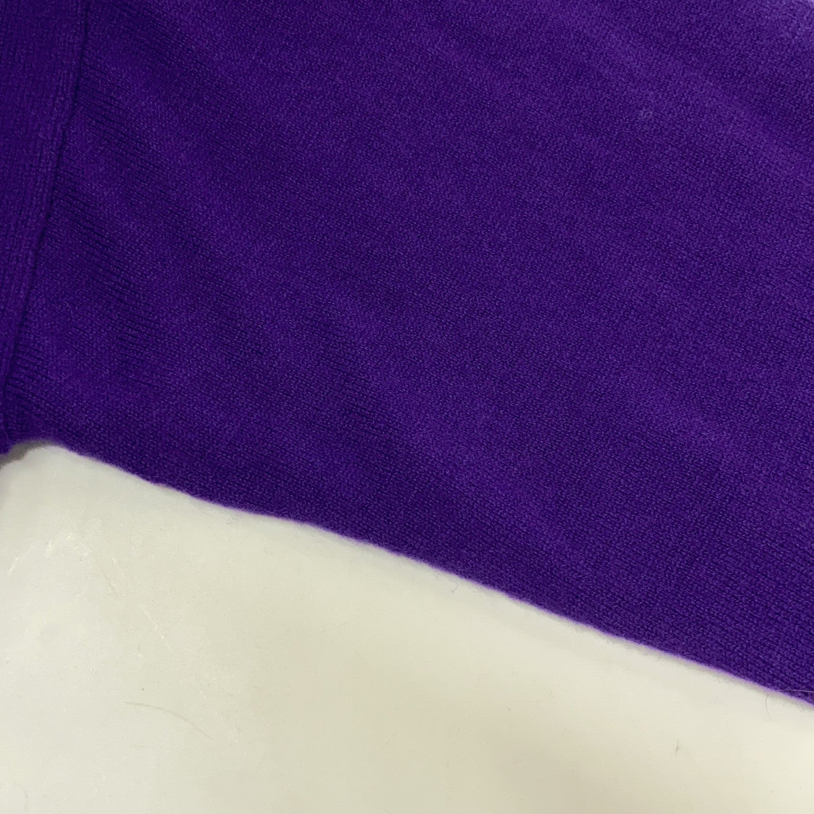 22AW Purple 032243320100 Wool Knit Flare Dress 36 Women's