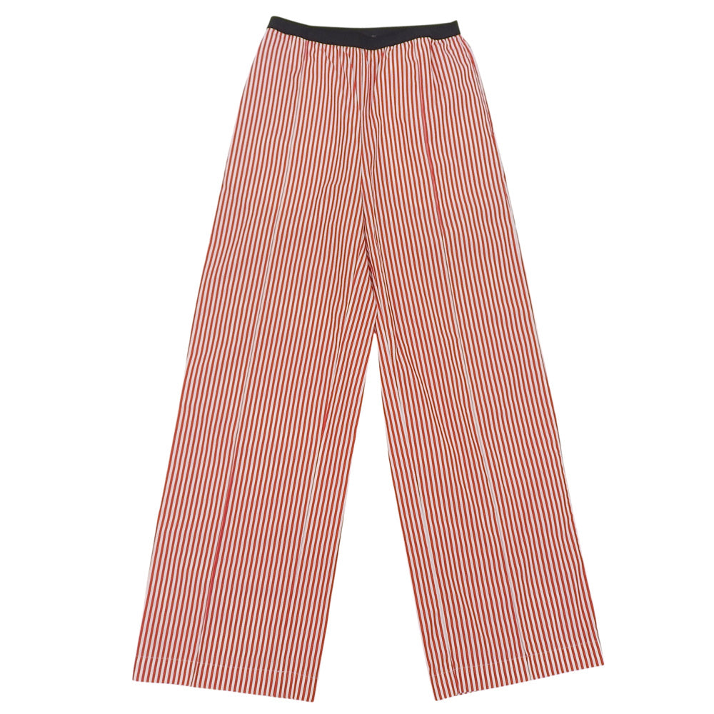 Plan C Plan C 极美品 棉质 条纹 阔腿裤 下装 女士 白色×红色 36 PNCAB03L00TC039 下装 36