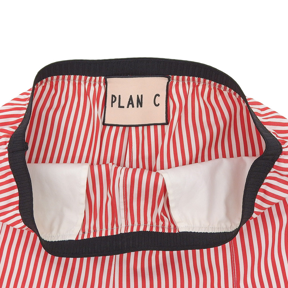 Plan C Plan C 极美品 棉质 条纹 阔腿裤 下装 女士 白色×红色 36 PNCAB03L00TC039 下装 36