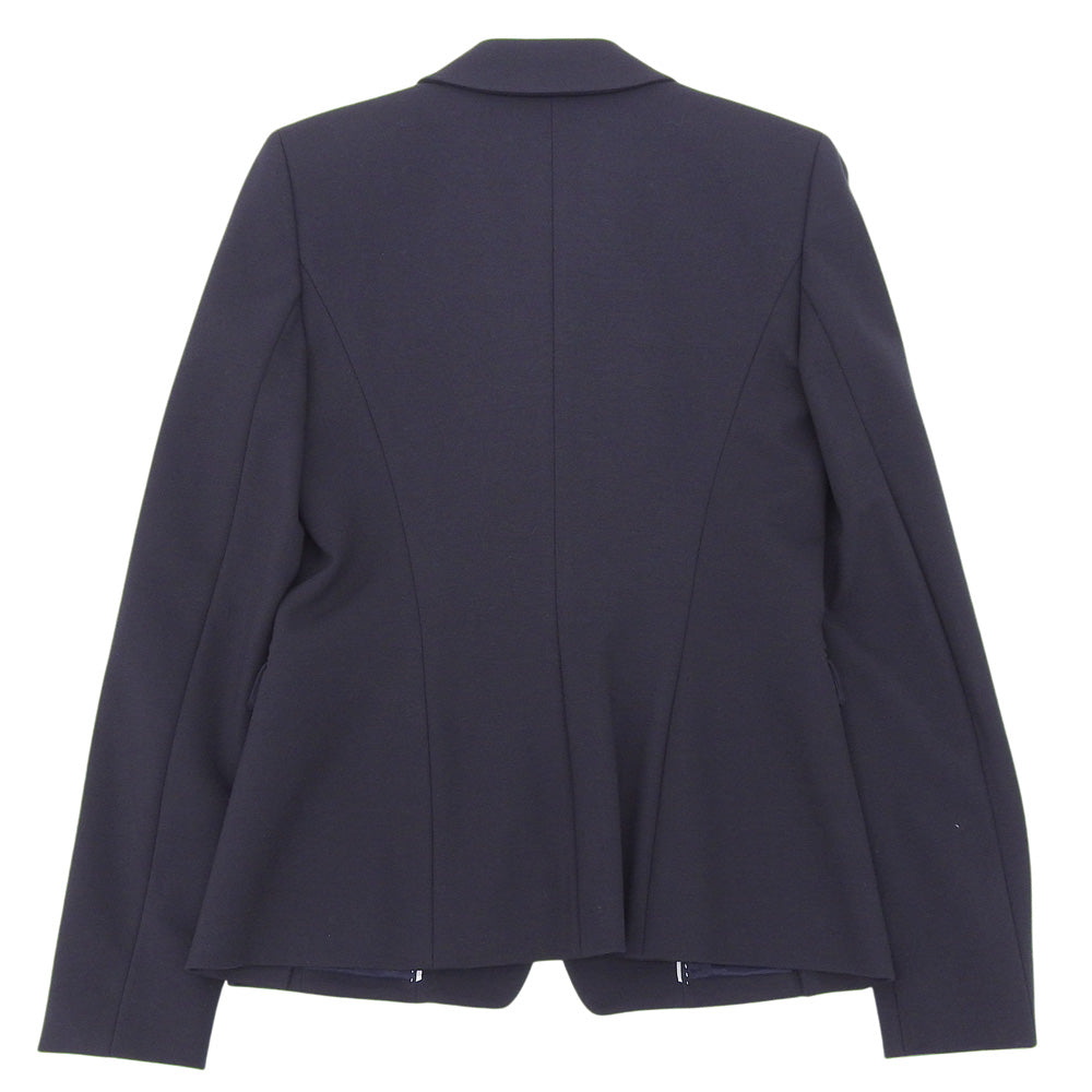 ESCADA エスカーダ 美品 サイドボタン テーラードジャケット レディース ブラック 36 5026970 ジャケット
