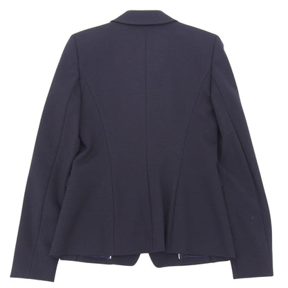 ESCADA エスカーダ 美品 サイドボタン テーラードジャケット レディース ブラック 36 5026970 ジャケット