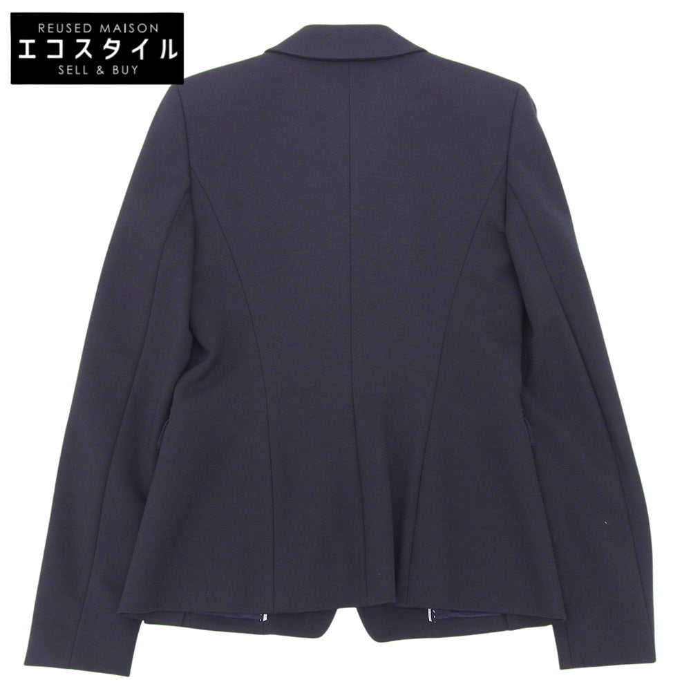 ESCADA エスカーダ 美品 サイドボタン テーラードジャケット レディース ブラック 36 5026970 ジャケット