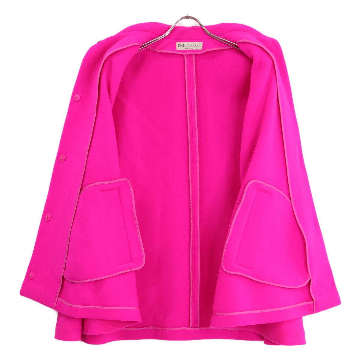 Emilio Pucci Emillio Pucci [Domestic regular product] 9RRA30 Wool Poncho/Cape Coat Jacket I:38