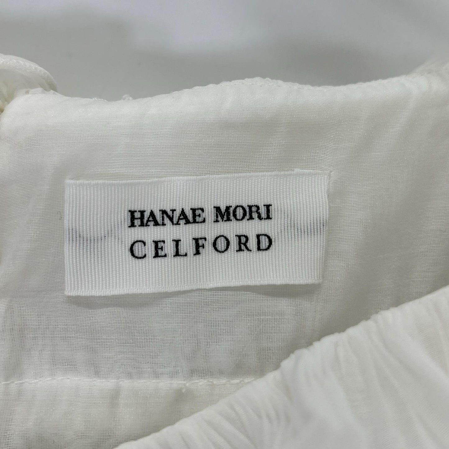 ×ﾊﾅｴﾓﾘ ﾌﾞﾗｯｸ CWF0221055 ﾗｯﾌﾙ ﾌﾘﾙﾄﾞﾚｽ ワンピース 36 レディース