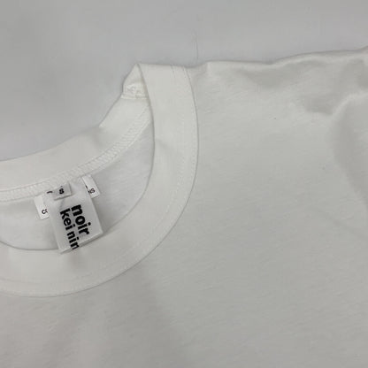 COMME des GARCONS Noir Kei Ninomiya 3O-T001 White Tulle Long Shirt Top