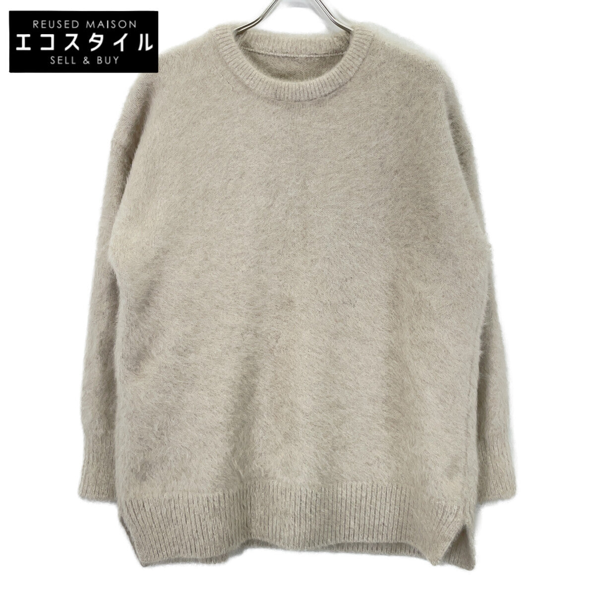Chaos CH206070ER-00 Ivory Blue Fox Crew Neck Knit Bottoms