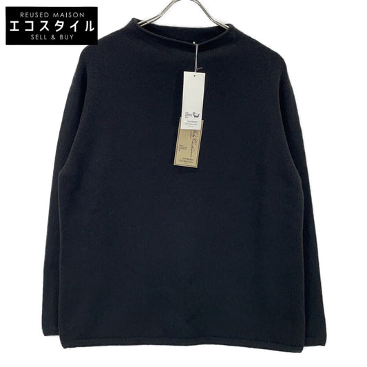 糸衣 黑色 UTSUGI 14ITBV0004 婴儿羊绒 高领 针织套衫 上衣 4 女式