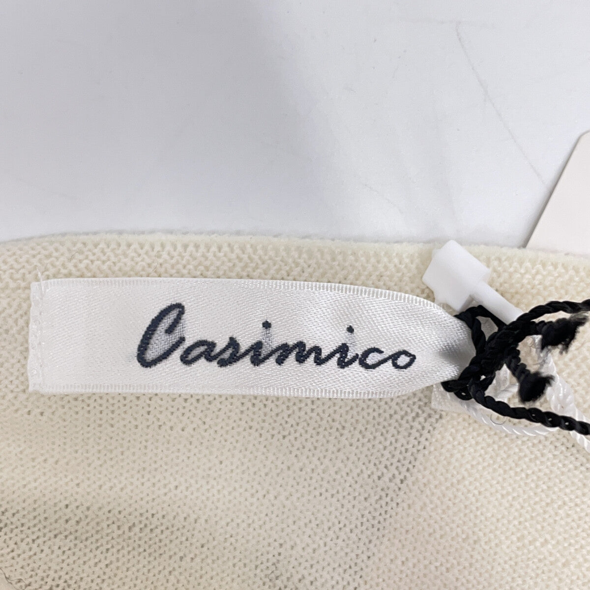 CASIMICO 卡诗美珂 CASI-2043 象牙色 羊毛羊绒 全成型 针织上衣 上衣 1