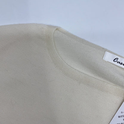 CASIMICO 卡诗美珂 CASI-2043 象牙色 羊毛羊绒 全成型 针织上衣 上衣 1