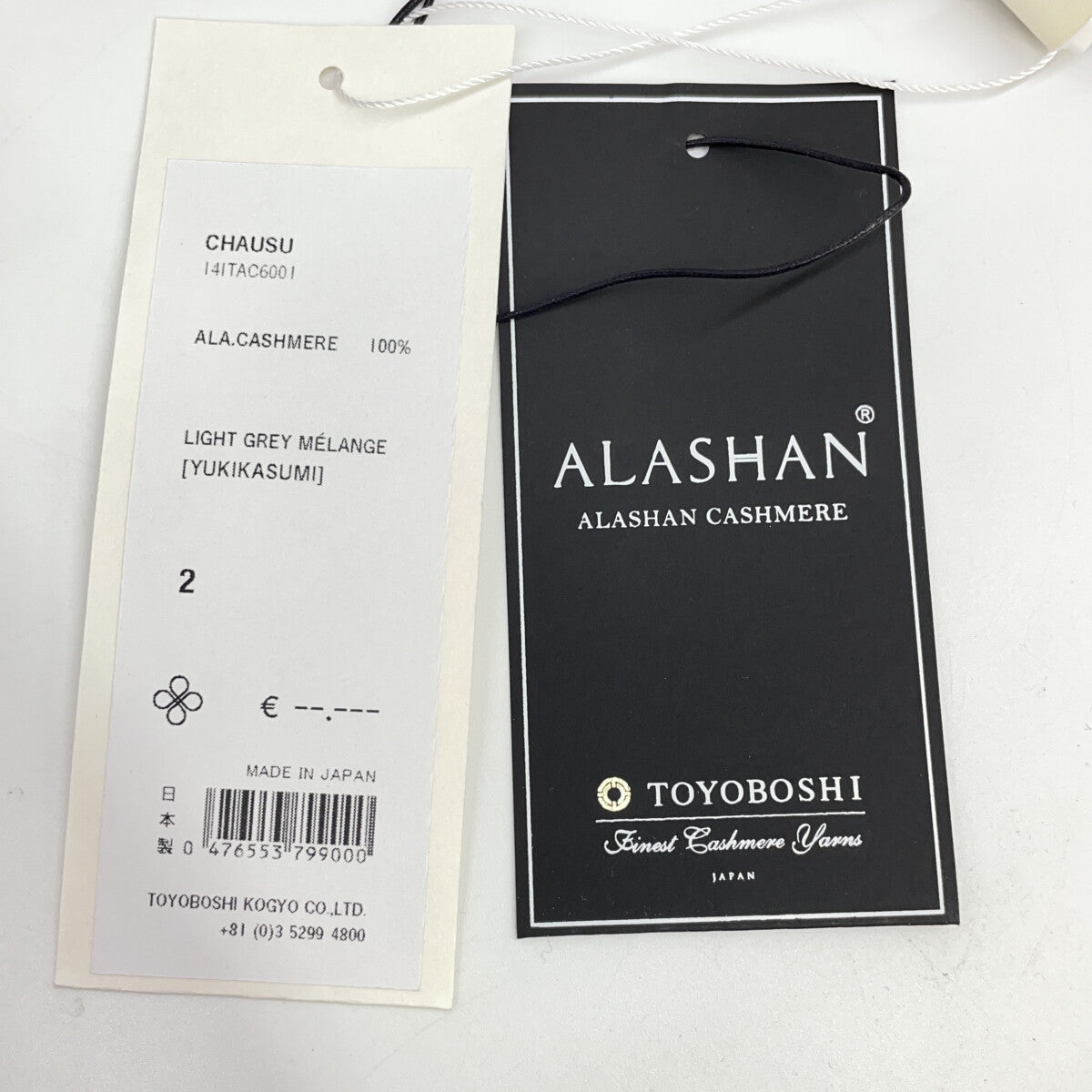 TOYOBOSHI トウヨウボウシ 糸衣 CHAUSU 14ITAC6001 ALASHAN カシミヤ ニットトップス トップス