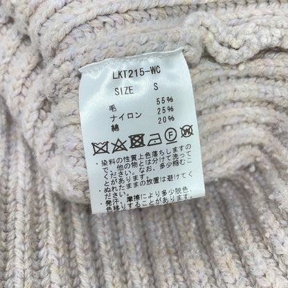 SAYAKADAVIS サヤカデイヴィス LKT215-WC heather gray wool skipper knit polo top