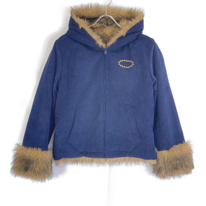 AFB Navy Reversible Fur Jacket
