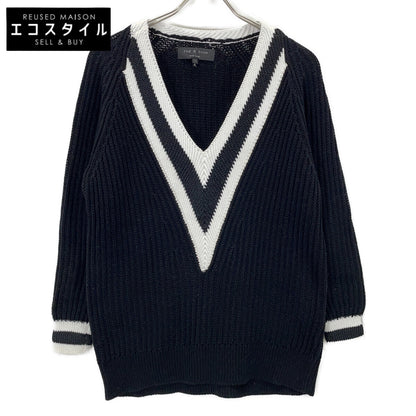 rag&bone ラグアンドボーン W242667KC ブラック チルデン Talia Vネックセーター トップス