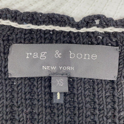rag&bone ラグアンドボーン W242667KC ブラック チルデン Talia Vネックセーター トップス
