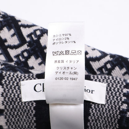 Christian Dior クリスチャンディオール 国内正規 15DOB201I099 カシミヤ混 オブリーク柄 マフラー マフラー