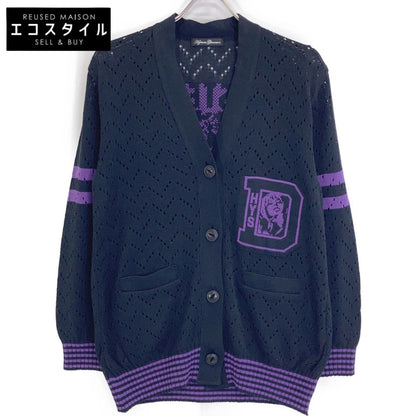 HYSTERIC GLAMOUR HYSTERIC GLAMOUR 01203ND01 黑紫色 LADY LAND ACADEMY编织开衫上衣