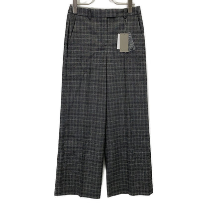theory luxe 03-5306425 Grey Roux Plaid Zaro Pants