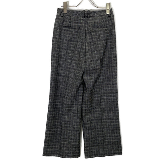 theory luxe 03-5306425 Grey Roux Plaid Zaro Pants