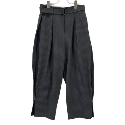 journal standard luxe ジャーナルスタンダード ラックス 25AW グレー ストライプ【Ginny's】 PT ボトムス