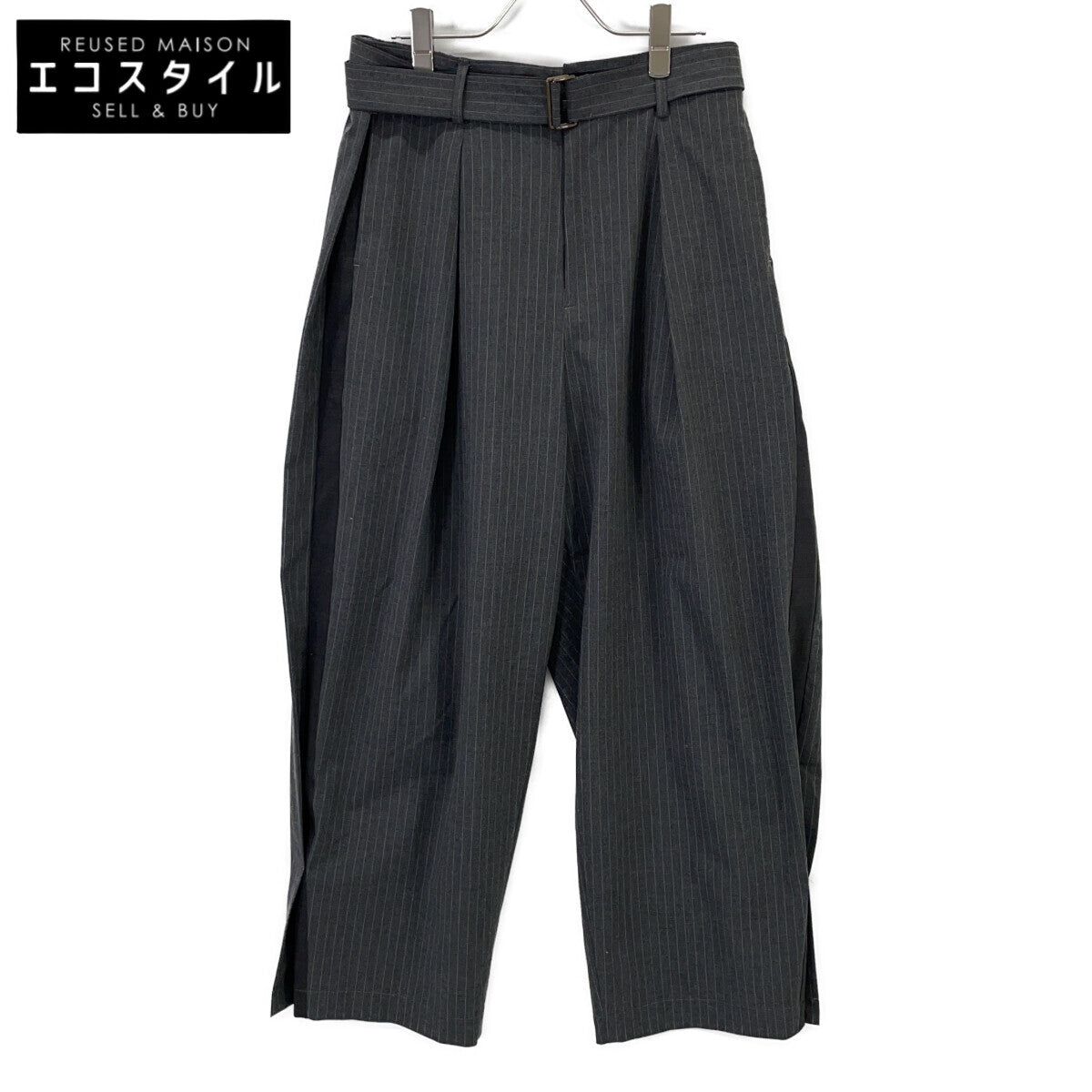 journal standard luxe ジャーナルスタンダード ラックス 25AW グレー ストライプ【Ginny's】 PT ボトムス