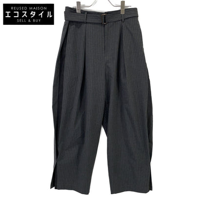 journal standard luxe ジャーナルスタンダード ラックス 25AW グレー ストライプ【Ginny's】 PT ボトムス