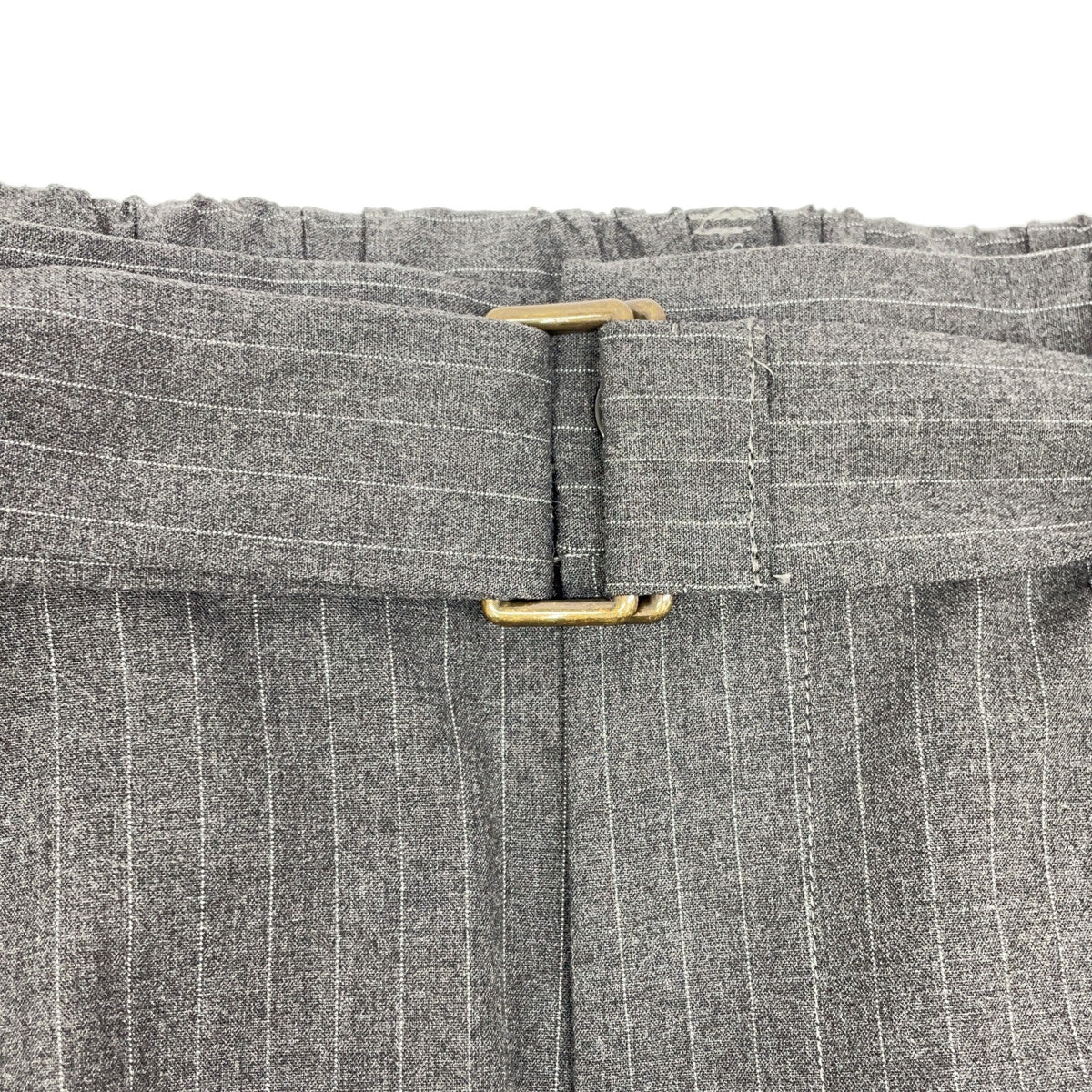 journal standard luxe ジャーナルスタンダード ラックス 25AW グレー ストライプ【Ginny's】 PT ボトムス