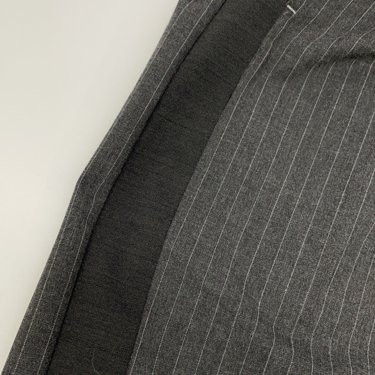 journal standard luxe ジャーナルスタンダード ラックス 25AW グレー ストライプ【Ginny's】 PT ボトムス