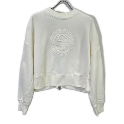 GUCCI グッチ 756869 ホワイト インターロッキングG パーカー トップス