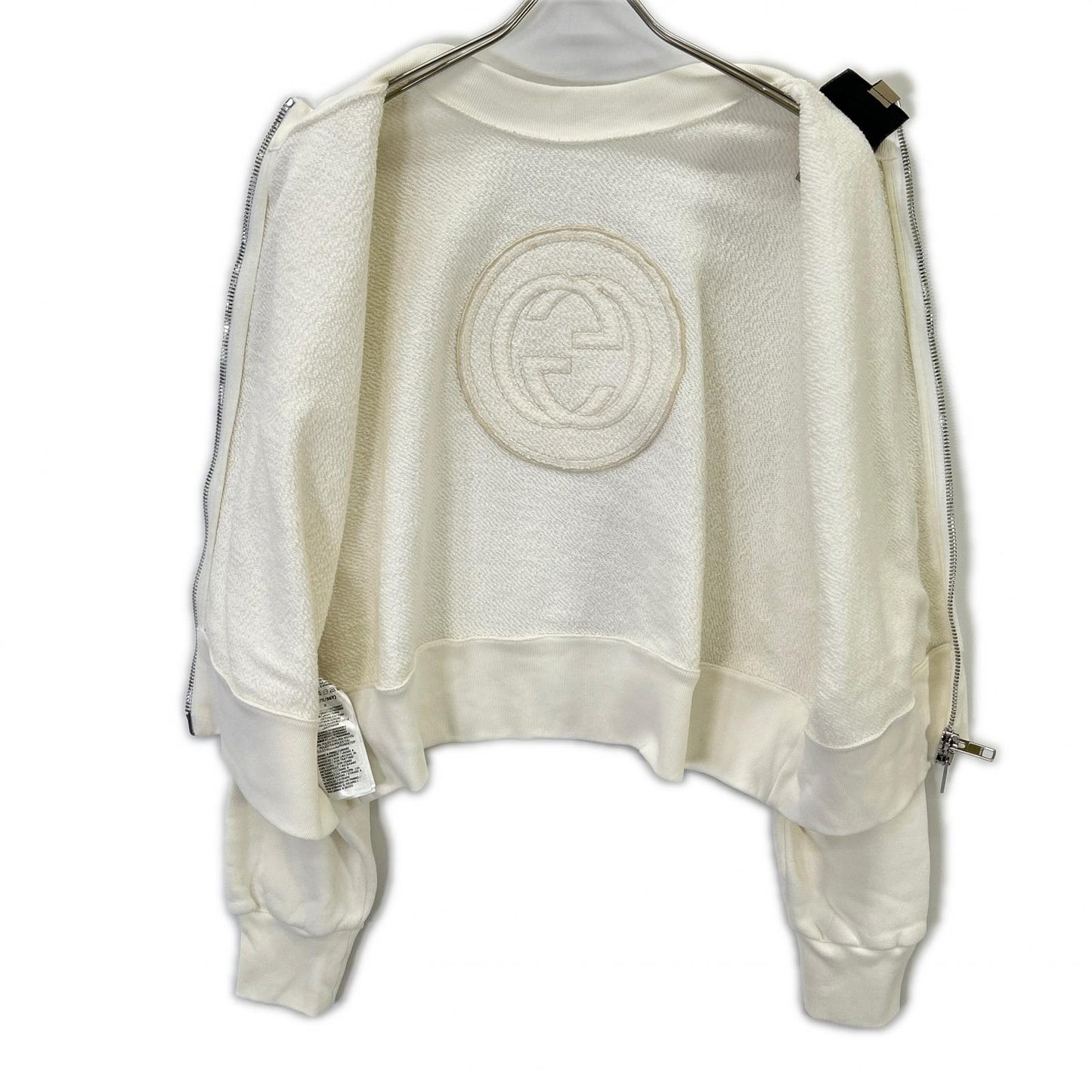 GUCCI グッチ 756869 ホワイト インターロッキングG パーカー トップス