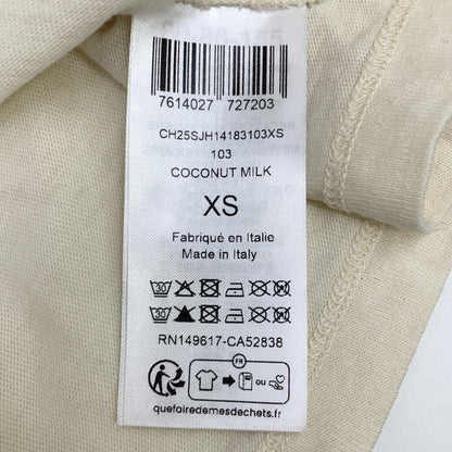 CHLOE 25SS Logo Patch Boxy Fit T-shirt Top