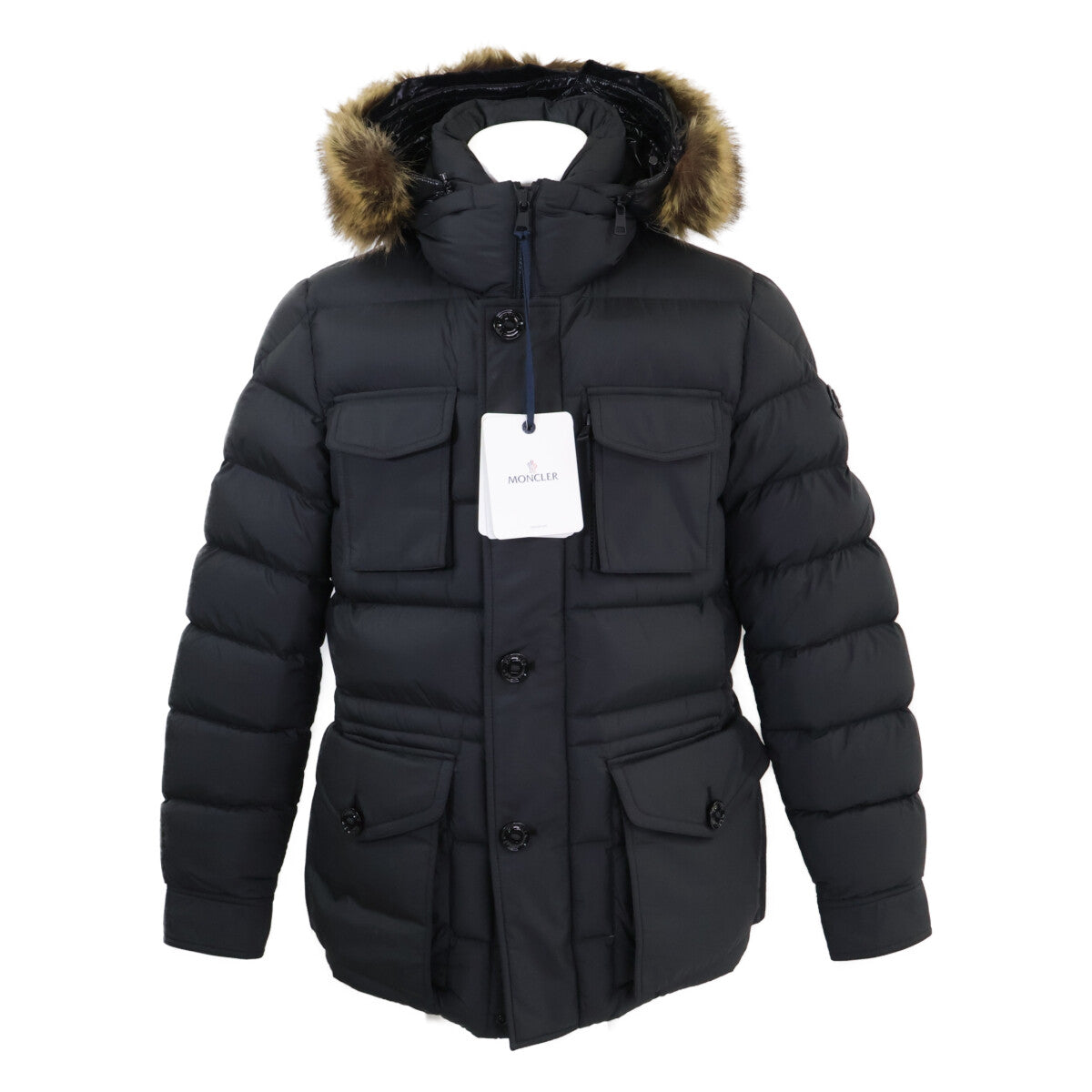 【Excellent Condition/2024 Model】CHEVREUSE Fur/Hooded Down Jacket 1 Men's