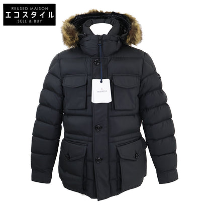 MONCLER 【Excellent condition/2024】CHEVREUSE fur-trimmed hooded down jacket
