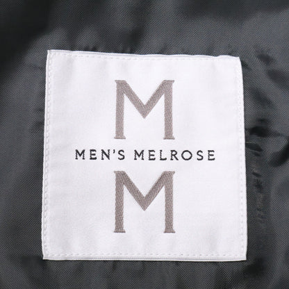 MELROSE メルローズ グレー ラムブレンドビーバー&ウーレットスタンドカラーハーフコート コート