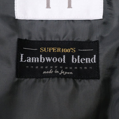 MELROSE Melrose Grey Lamb Blend Beaver & Woollet Stand Collar Half Coat Coat 5