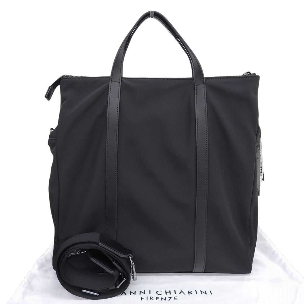 GIANNICHIARINI ジャンニキアリーニ 新品同様 オスロ ナイロン トートバッグ レディース ブラック BSU B18999 トートバッグ