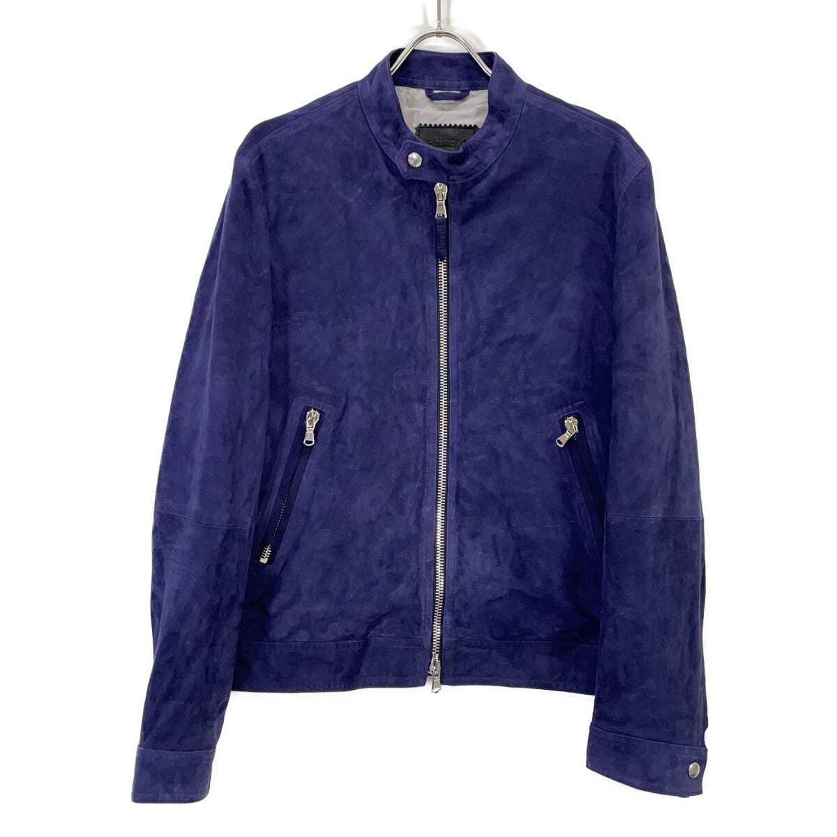 EMMETI エンメティー Purple-Toned Goat Suede MASSIMO Single Riders Jacket Jacket